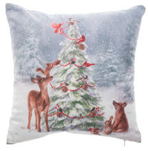 Load image into Gallery viewer, Woodland Scene Throw Pillow by Ganz MX194414