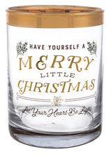 Load image into Gallery viewer, Holiday Messages Low Ball Glasses (4pc ppk) by Ganz MX194422