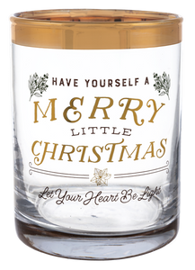 Holiday Messages Low Ball Glasses (4pc ppk) by Ganz MX194422