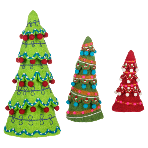 Emrboidered Tree Set (3pc set) by Ganz MX194456