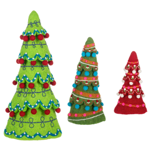 Emrboidered Tree Set (3pc set) by Ganz MX194456