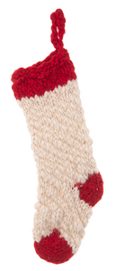 Crochet Red & White Stockings (2pc ppk) by Ganz MX194477