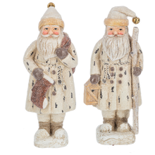 Load image into Gallery viewer, Winter Frost Santa Figurines (4pc ppk) by Ganz MX196157