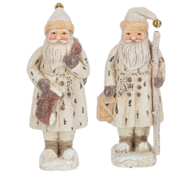 Winter Frost Santa Figurines (4pc ppk) by Ganz MX196157