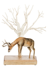 Load image into Gallery viewer, Winter Deer Figurine Set (2pc set) by Ganz MX196161