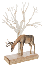 Load image into Gallery viewer, Winter Deer Figurine Set (2pc set) by Ganz MX196161