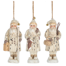 Load image into Gallery viewer, Santa Ornaments by Ganz MX196164