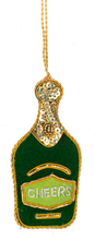 Load image into Gallery viewer, Champagne Bottle Ornaments by Ganz MX196207