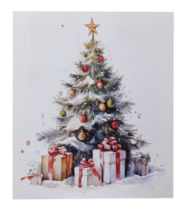 LED Light Up Christmas Tree Wall Decor Canvas by Ganz MX196346