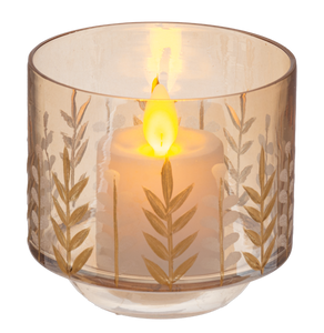 Etched Flower Tealight Holders by Ganz MX196558