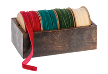 Load image into Gallery viewer, Holiday Ribbon on Spool Set (4pc set) by Ganz MX196644