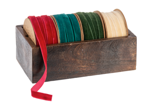 Holiday Ribbon on Spool Set (4pc set) by Ganz MX196644