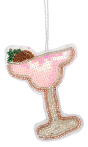 Embroidered Holiday Drink Ornaments by Ganz MX197057