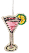 Load image into Gallery viewer, Embroidered Holiday Drink Ornaments by Ganz MX197057