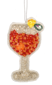 Embroidered Holiday Drink Ornaments by Ganz MX197057