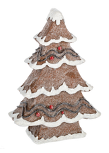 Load image into Gallery viewer, Gingerbread Tree Set (3pc set) by Ganz MX197358