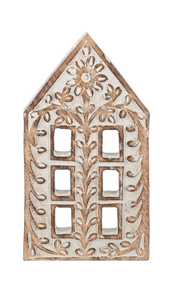 Scroll Work Village House (3pc set) by Ganz MX197462