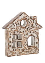 Load image into Gallery viewer, Scroll Work Village House (3pc set) by Ganz MX197462
