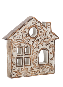 Scroll Work Village House (3pc set) by Ganz MX197462