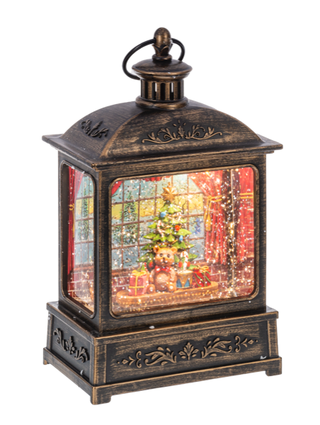 LED Light Up Shimmer Lantern by Ganz MX197653