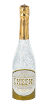 Load image into Gallery viewer, LED Light Up Shimmer Champagne Bottle Figurine - Cheers by Ganz MX197663