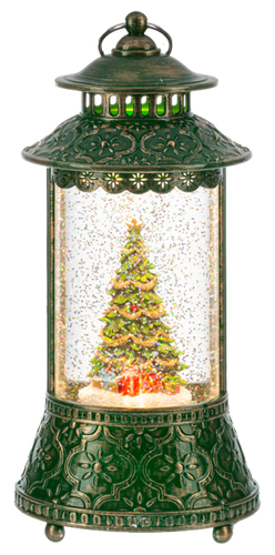 LED Light Up Shimmer Tree in Lantern by Ganz MX197867