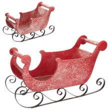 Load image into Gallery viewer, Santa Sleigh Set (2pc set) by Ganz MX199378