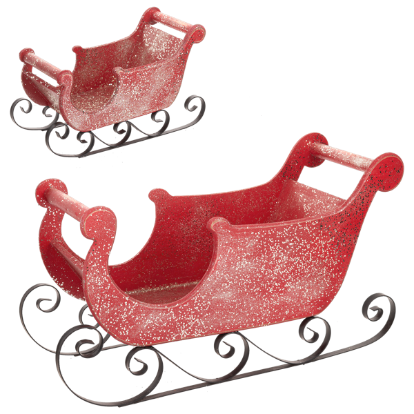 Santa Sleigh Set (2pc set) by Ganz MX199378