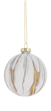 Load image into Gallery viewer, Marbleized Holiday Shape Ornaments by Ganz MX199573