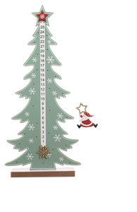 Tree w/ Santa Countdown Calendar by Ganz MX199956