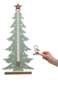 Tree w/ Santa Countdown Calendar by Ganz MX199956