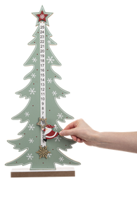 Tree w/ Santa Countdown Calendar by Ganz MX199956