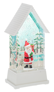 LED Light Up Shimmer Retro Santa Figurine by Ganz MX200212