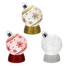 Load image into Gallery viewer, LED Light Up Snowflake Ornament Shimmers by Ganz MX200235