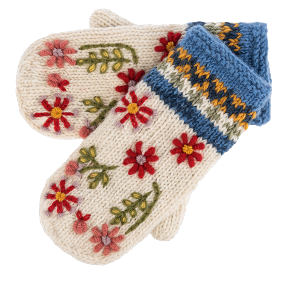 Embroidered Mitten Pairs by Ganz MX200260