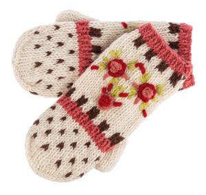Embroidered Mitten Pairs by Ganz MX200260