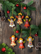 Load image into Gallery viewer, Embroidered Angel Ornaments by Ganz MX200317