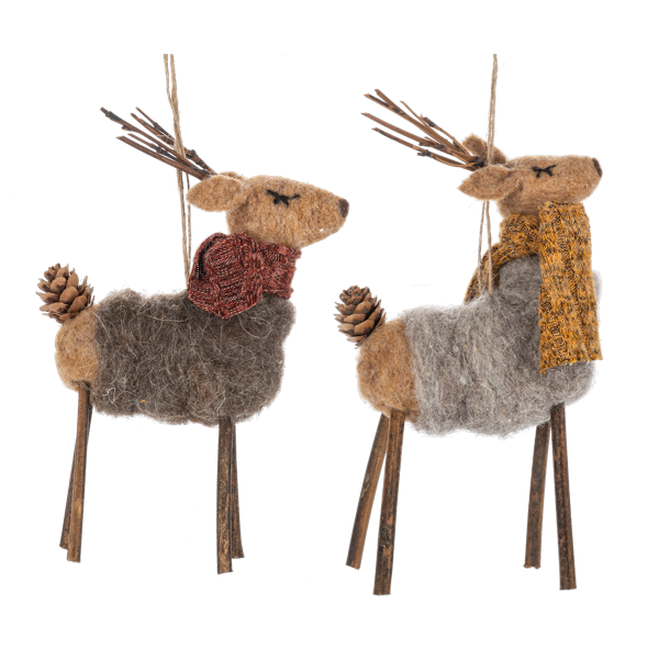 Woodland Deer Figurine Ornament by Ganz MX200358