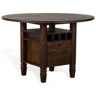Homestead Counter Height Table by Sunny Designs 1013TL2-B, 1013TL2-T