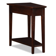 Teegan Compact Recliner Wedge Table by Design House 10074-CH Chocolate Oak