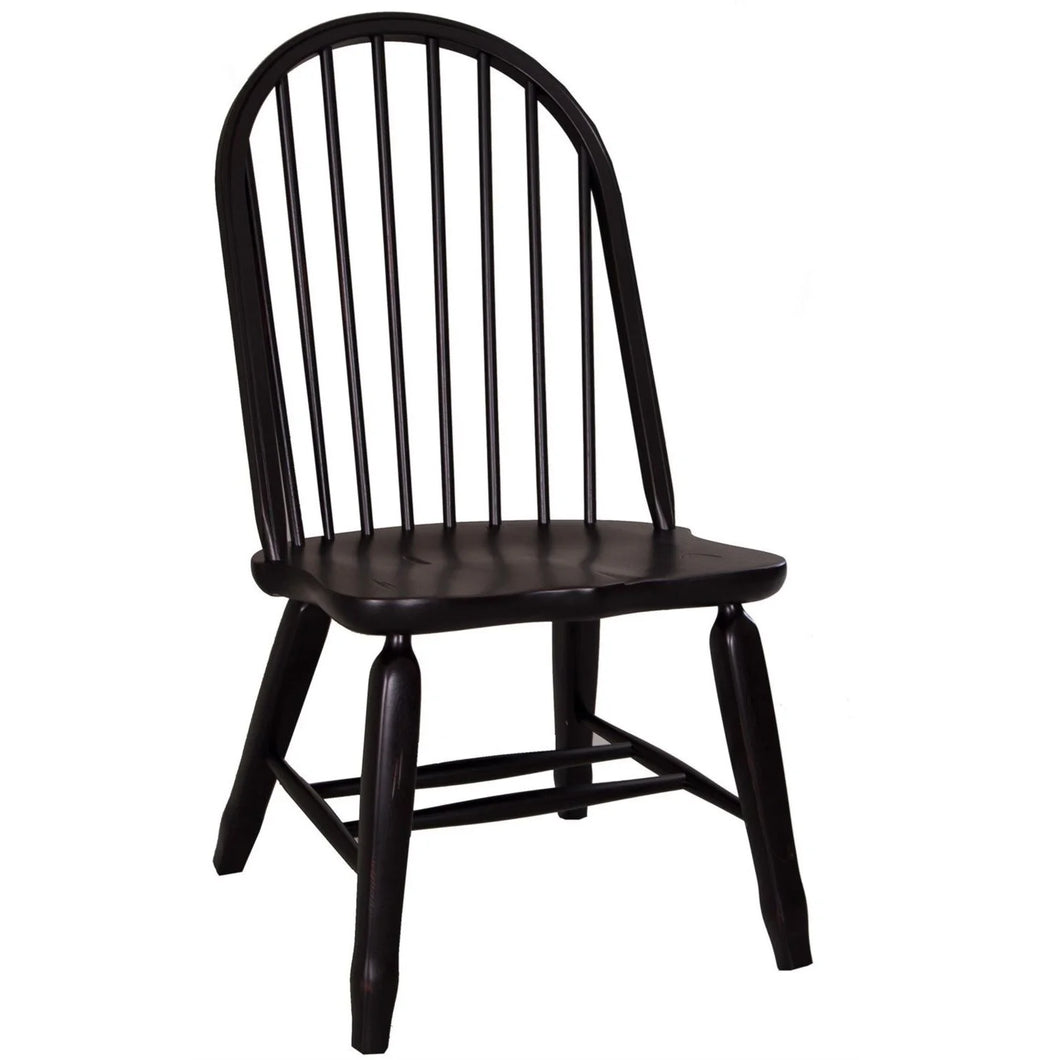 Treasures Bow Back Side Chair by Liberty Furniture 17-C4050 Black
