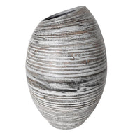 White Washed Natural Bamboo Vase by StyleCraft VA10069C