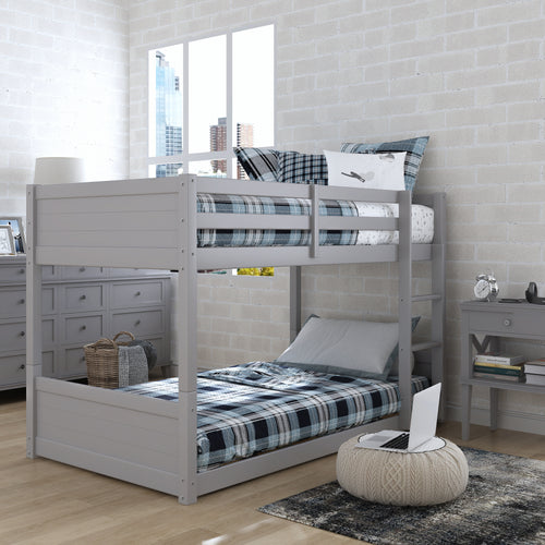 Capri Wood Floor Bunk Bed by HH2/Hillsdale 7174-311 Gray