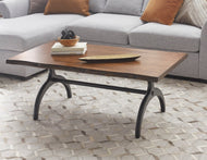 Collection 1219 Large Rectangular Cocktail Table by Null Furniture 1219-11