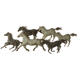 Distressed Layered Horse Wall Decor by Ganz 138808