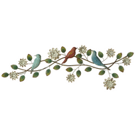 Layered Flower & Bird Wall Decor by Ganz 144635