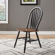 Carolina Crossing Windsor Side Chair by Liberty Furniture 186B-C1000S Black