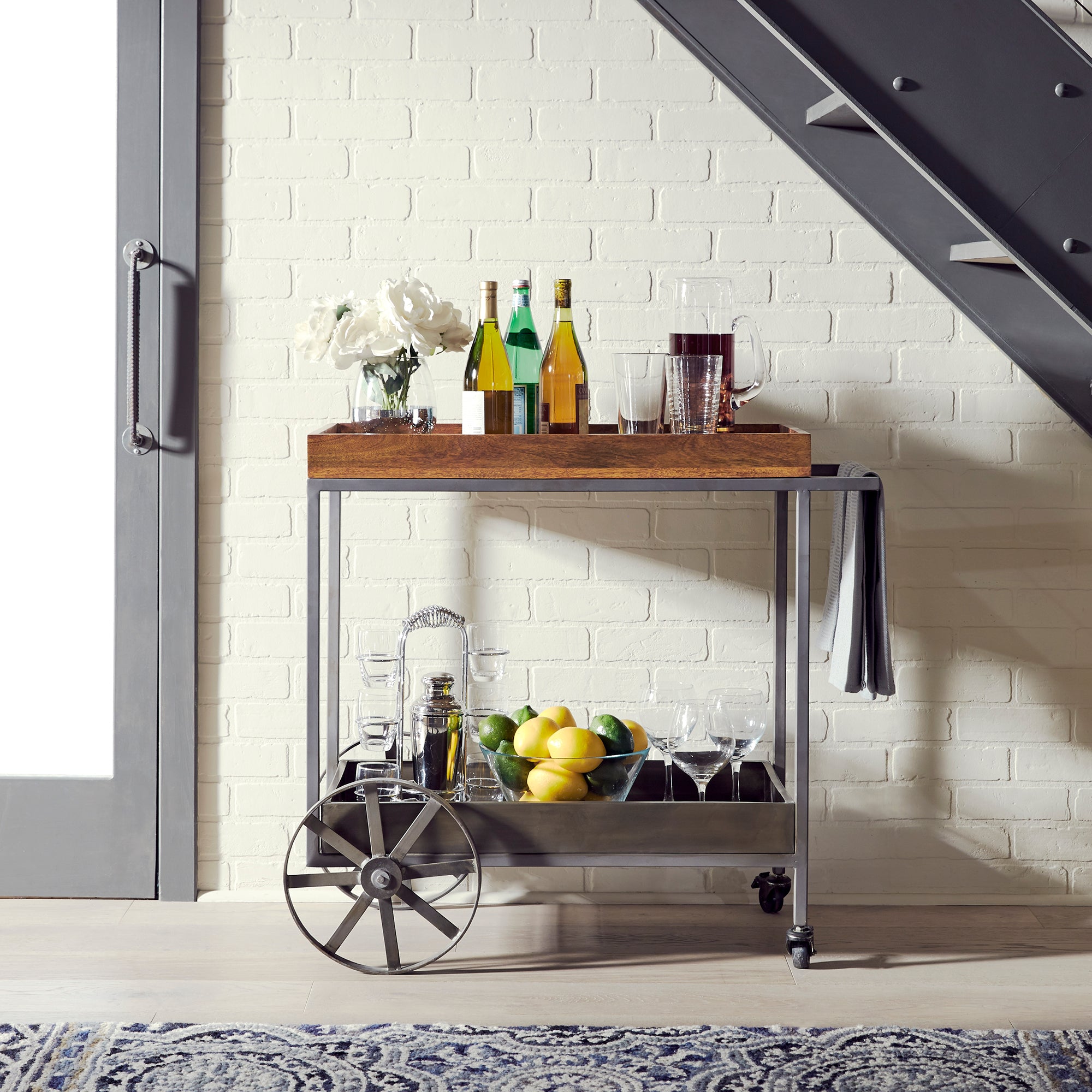 Raven Accent Bar Trolley by Liberty Furniture 2053-AT3032 Discontinued