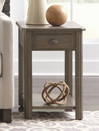 Lakeland Oak Rectangular End Table by Null Furniture 2114-05