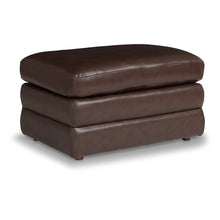 Load image into Gallery viewer, Miles Leather Ottoman by La-Z-Boy Furniture 247-692 LB178178 Walnut Discontinued leather &amp; styler
